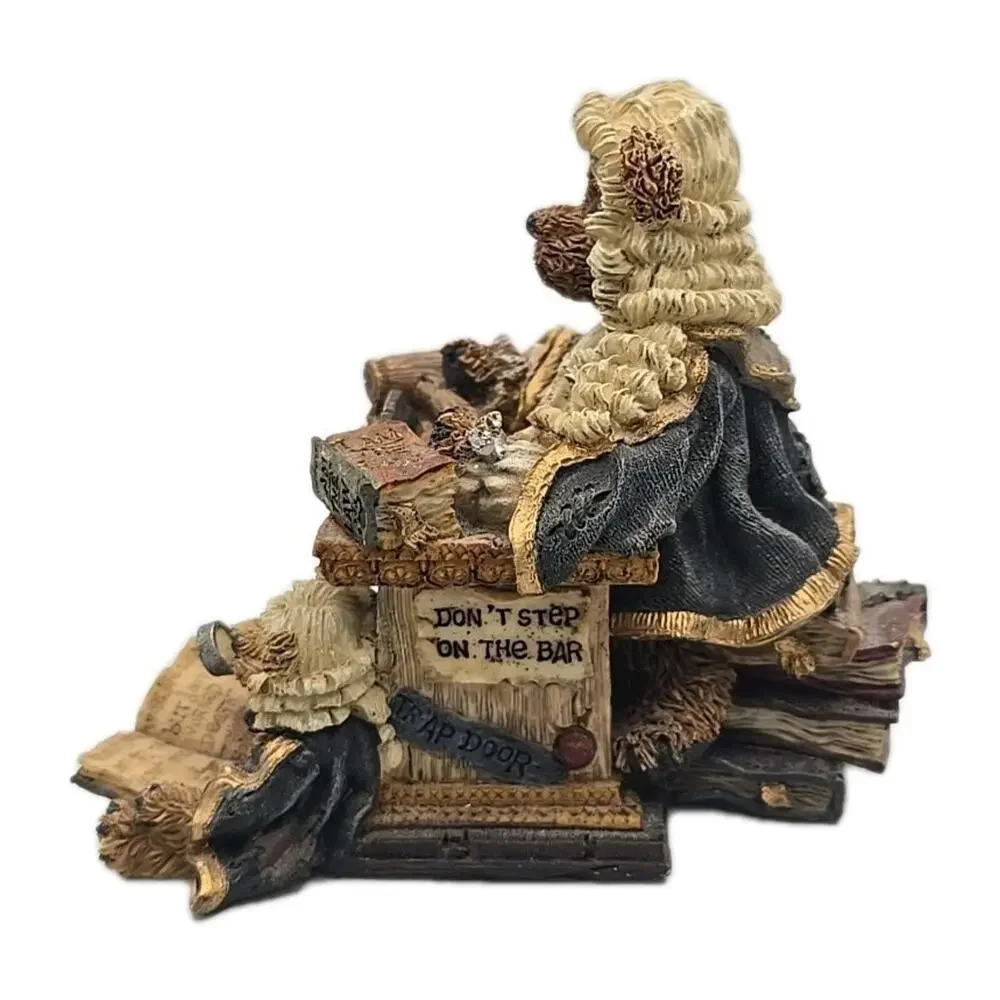 1997 Boyds Bears &‎ Friends The Folkstone Judge Griz Hissonah Figurine U311